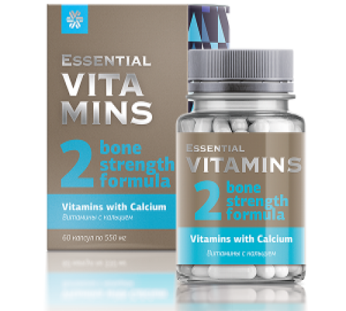 Thực phẩm bảo vệ sức khỏe Essential Vitamins Vitamins with Calcium bổ sung vitamin